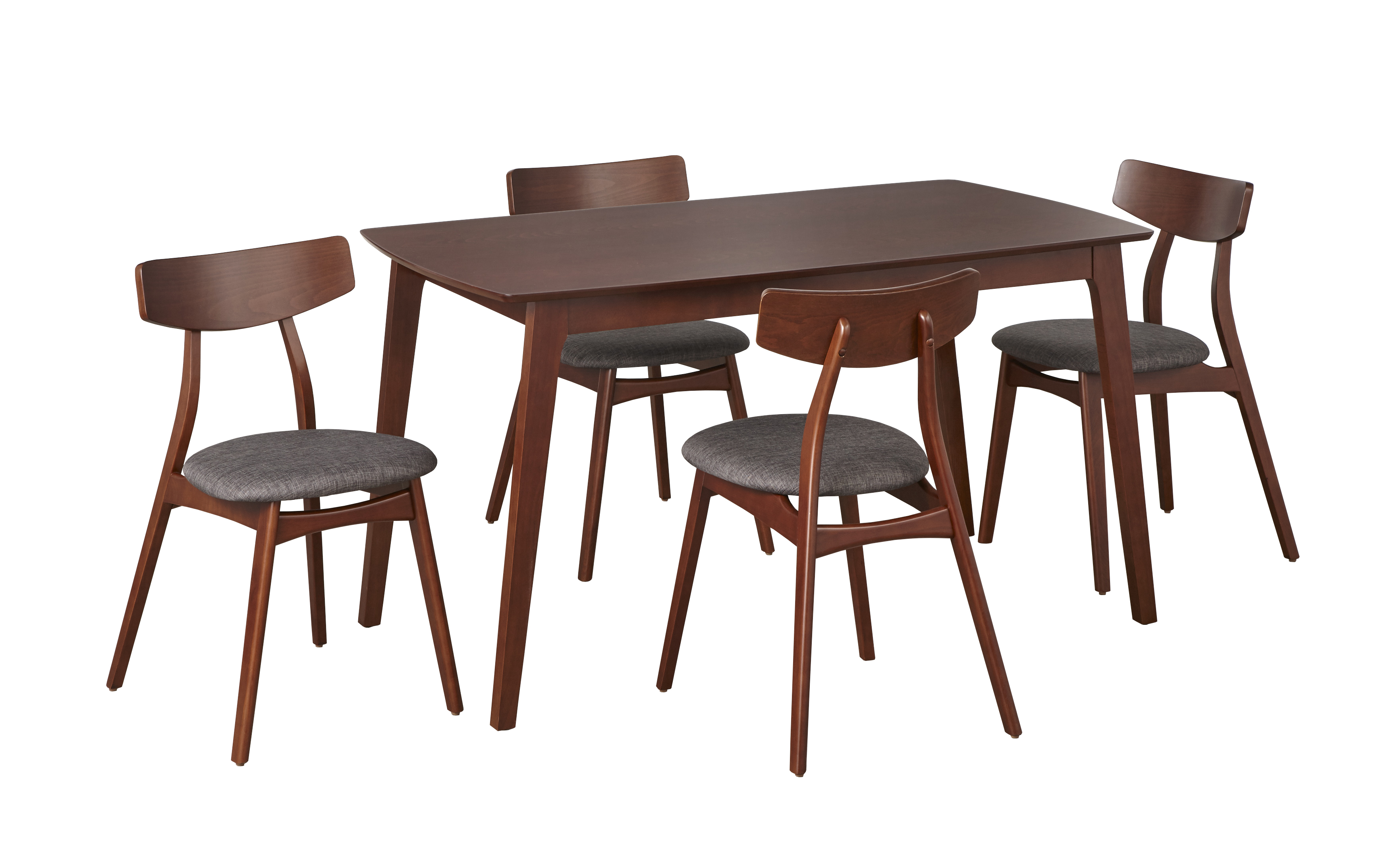 TMS Archer 5 Piece Dining Set, Grey