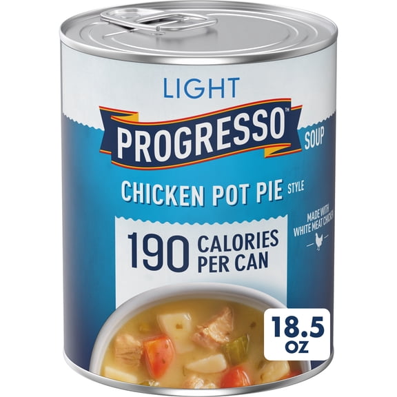 Progresso Light, Chicken Pot Pie Style Canned Soup, 18.5 oz