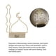 thumbnail image 3 of Inteprter Ramadán Modelado Luz Eid Decoración Luz Tira de hierro Adorno Lámpara Lámpara de Mezquita Luna Estrella Hogar Amor para Iluminación y accesorios No.2 Inteprter HA024758-02, 3 of 6