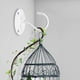 thumbnail image 2 of 2pcs-Gancho de hierro de pared-Blanco Adepaton HMHZ743-2, 2 of 7