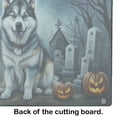 thumbnail image 2 of Alaskan Malamute Spooky Halloween Glass Cutting Board Large 12 in x 15 in, 2 of 5
