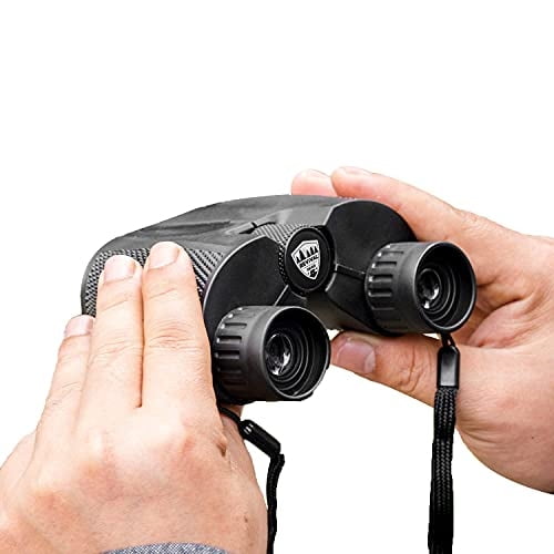 E Tronic Edge Prismáticos para Adultos - 10x25 Prismáticos Profesional