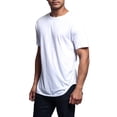 thumbnail image 3 of Victorious Men's Hipster Long Length Curved Hem T Shirt, Up To 5X, 3 of 9