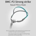 thumbnail image 2 of for BMC-P2 CPAP Nasal Pillow Case W Headgear S M L Cushions Sleep Helper for Snoring, 2 of 5