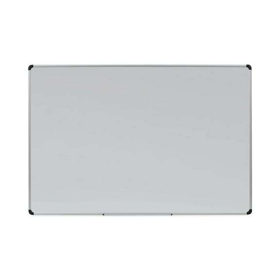 Universal Magnetic Steel Dry Erase Board, 72 x 48, White, Aluminum Frame