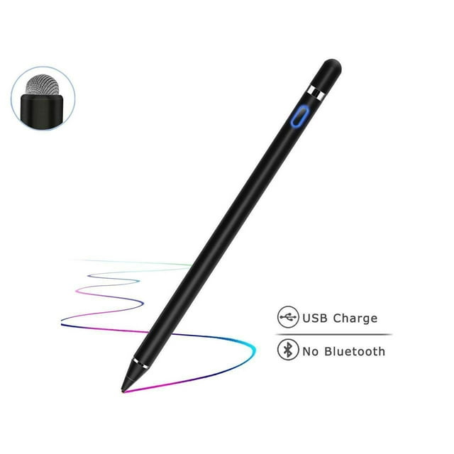 Active Stylus Pen Compatible for iOS / Android Touch Screens, Pencil with Dual Touch Function, Rechargeable Stylus for iPad/iPad Pro/Air/Mini/iPhone/Cellphone/Samsung/Tablet Drawing&Writing