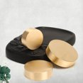 thumbnail image 2 of Brass Paperweights Heavy Paper Weight Block Stability Compact Portable Decorative Desktop Ornament for Office Desk Calligraphy, 2 of 8