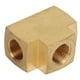 thumbnail image 2 of 8mm Female T Fitting Brass 1/8in Thread 3 Way Pipe Connector for Air Water Gas Fuel Oil Auto, 2 of 5