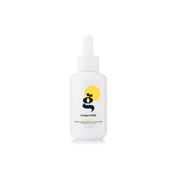 Extracto de raíz de jengibre | Gotas estimulantes del crecimiento y control de la caída del cabello | Elixir capilar energizante vegano | Be Powerful (4 onzas líquidas)