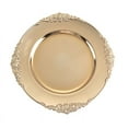 thumbnail image 3 of BalsaCircle 24 Gold 13" Acrylic Round Charger Plates Decorations Embossed Rim, 3 of 8