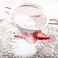 thumbnail image 3 of Restaurantware Met Lux 9.7 Inch Mesh Strainer 1 Corrosion-Resistant Mesh Sieve - Ergonomic Handle Built-In Hook Stainless Steel Quinoa Strainer For Separating Seeds And Dusting Powdered Sugar, 3 of 3