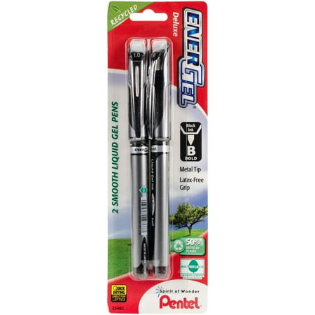 Pentel 1.0 mm Gel Pen in Black (Set of 6)