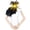 Black, variant on Fewfanhot Natural Feather Choker Cape Collar, Adjustable Themed Parties Shoulder Wrap Shrug for Prom