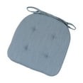 thumbnail image 2 of Dream Lifestyle Chair Cushion Sitting Cushion Seat Cushion Solid Color Dining Chair Pad with Ties Computer Desk Cushion Butt Pillow Non Slip Chair Pillow Pad for Kitchen Office 16.54"x16", 2 of 8