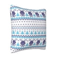 thumbnail image 2 of ZICANCN Winter Snowflake Blue Style Throw Pillow Covers, Bed Couch Sofa Knit Decorative Pillow Covers for Living Room Farmhouse, 18"x18", 2 of 8