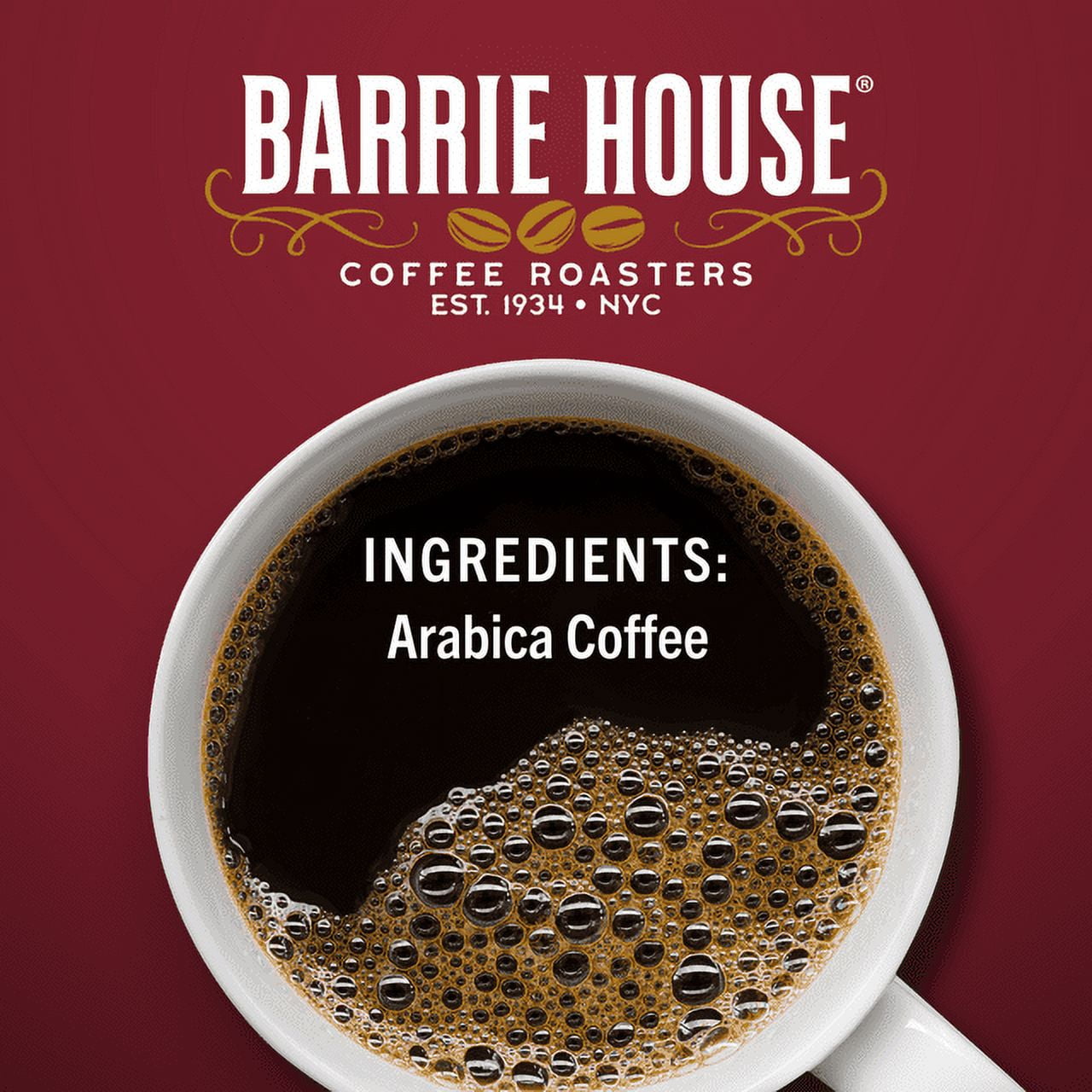 Barrie House French Roast Extra Bold Single Serve Coffee Pods K-Cups, Organic, Dark Roast, 100% Arabica, 24 ct