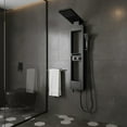 thumbnail image 2 of Luxury Shower Panel Tower Stainless Steel with LED Screen - Black, 2 of 2