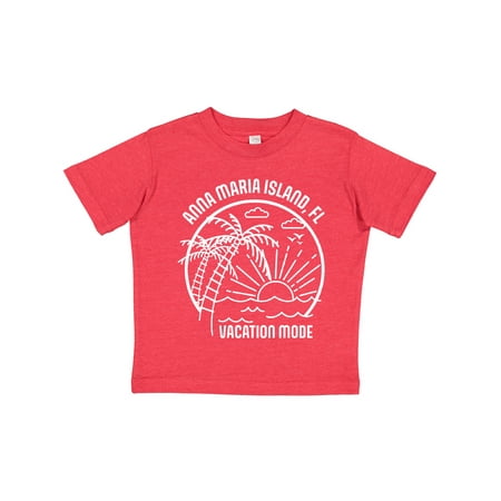 

Inktastic Summer Vacation Mode Anna Maria Island Florida Gift Toddler Boy or Toddler Girl T-Shirt