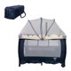 thumbnail image 1 of CUNA CORRAL PARA BEBE CON CAMBIADOR, VIBRADOR Y MOSQUITERO AZUL MARINO, 1 of 5