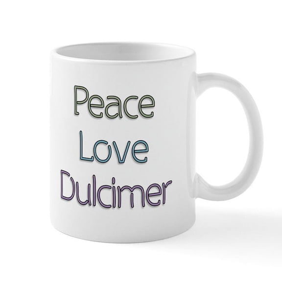 CafePress - Dulcimer Gift Mug - 11 oz Ceramic Mug - Novelty Coffee Tea Cup