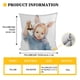 thumbnail image 3 of Uuiauoio Easter Bunny Rabbit Pillow Case Colorful Bunny Throw Pillow Cover Spring Holiday Decorative Throw Pillow Easter Pillowcase Square Cushion Cover for Couch, 3 of 6