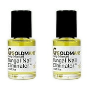 Goldman's Hemp Enhanced Fungal Nail Eliminator for Fungus and Yellow Nails, 0.5 Fluid Ounces, 2-Pack