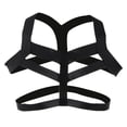 thumbnail image 2 of Arnés elástico para el pecho para hombre, arnés para el cuerpo, ropa de noche de ciervo, Joker, ropa Negro jinwen arnés de pecho de los hombres, 2 of 7