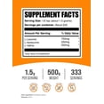 thumbnail image 2 of BCAA Powder BulkSupplements.com BCAA 3:1:2 500 g (1,1 libras), 2 of 5
