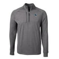 thumbnail image 2 of Men's Cutter & Buck Heather Black Indianapolis Colts Big & Tall Adapt Eco Raglan Quarter-Zip Jacket, 2 of 3