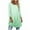 Womens Clothing Mint Green, variant on Womens 3/4 Sleeve Tunic Tops, Long Length Shirts for Women Fall Fashion Loose Fit Ombre Tie Dye Crewneck T-Shirts