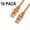 Orange, variant on Grandmax Cat6 1ft,10 Pack,UTP Patch Cable,550MHZ Snagless Green