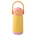 thumbnail image 2 of FENGGHAO Kids Insulated Water Bottle with Locking Lid and Handle, Vacuum Tumbler for School Daycare Sports and Travel, Yellow, 2 of 7