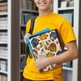 thumbnail image 5 of HELLHERO Sweater Pattern 11.42 x 8.66 Inch Polyester Book Cover Sleeve Pouch - Book Cover Carrying Case for Travel, Hardcover Notebook Journal Textbooks Paperbacks, 5 of 8