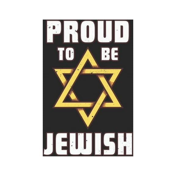 Proud to be Jewish: Paper Games Tic Tac Toe (6x9 Inches) with 120 Pages (Paperback)