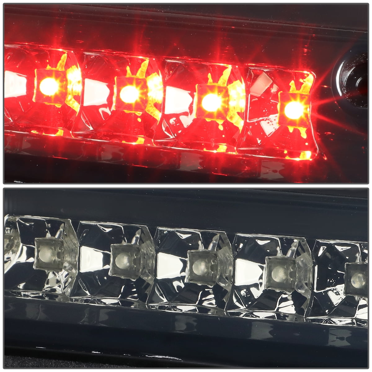 DNA Motoring 3BL-F15015-LED-BK LED Third Brake Light 