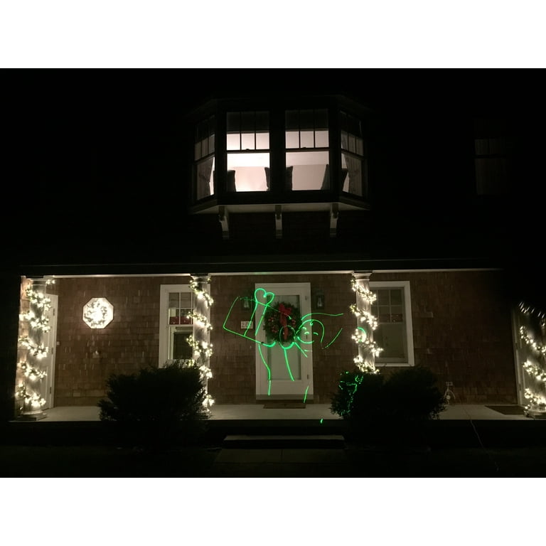 Mr Christmas Indoor Outdoor Light Show Laser Projector Shelly Lighting