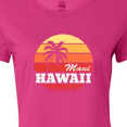thumbnail image 4 of Inktastic Maui Hawaii Retro Sunset Women's T-Shirt, 4 of 5