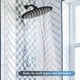 thumbnail image 4 of Duchador Irfora Cabezal de ducha de lluvia redondo de 8 pulgadas G1/2 Cabezal de ducha de alta presión Cabezal de ducha giratorio de baño Reemplazo de cabezal de ducha de lluvia de baño de acero inox Irfora Duchador, 4 of 7