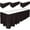 Black, variant on DecorRack 4 Table Skirts Plastic, 29 in x 14 ft, Silver