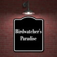 thumbnail image 2 of Birdwatcher's Paradise BLACK Aluminum Composite Sign 20''x24'', 2 of 9