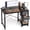 Black Grain, variant on EDX Computer Desk with 2 Drawers 40 Inch PC Table Study Writing Desk with Storage Shelf Headphone Hook, Simple Style Small Desk for Home, Black Grain