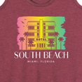 thumbnail image 3 of Instant Message - South Beach Florida  - Women's Racerback Tank Top, 3 of 6