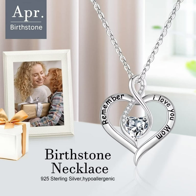 Mothers birthstone sale necklace walmart