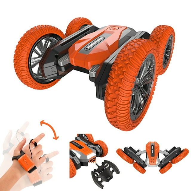 LED RC Car Set Gravity Induction Remote Control Car Stunt Vehicle Toy for Kids