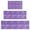 Purple Butterfly Pattern, variant on Purple Butterfly Pattern Kitchen Rugs Sets Of 3,Kitchen Runner Rugs Non Skid Washable,Decorative Kitchen Floor Mats for Kitchen,Sink,Laundry,17"x30" 17"x47" 17"x59"