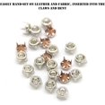 thumbnail image 3 of Yazoeia Crystal Rhinestones Rivets DIY Claw Beads Studs Clear Crystal Studs Cap for Crafts 7mm 100PCS Rivet CJC912-204570, 3 of 9
