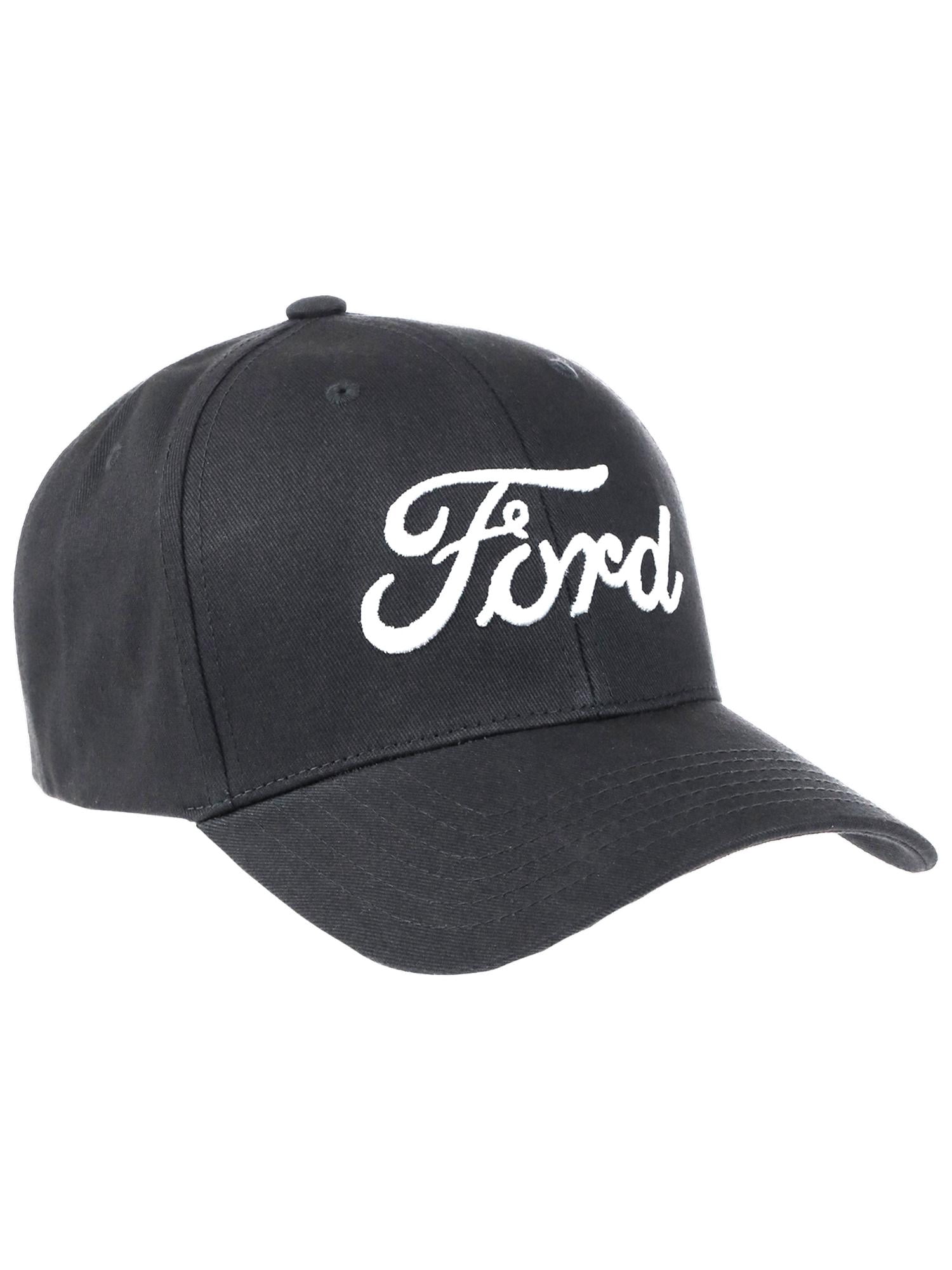 Ford Men's 3D Embroidered Logo Trucker Hat, Gray, One Size