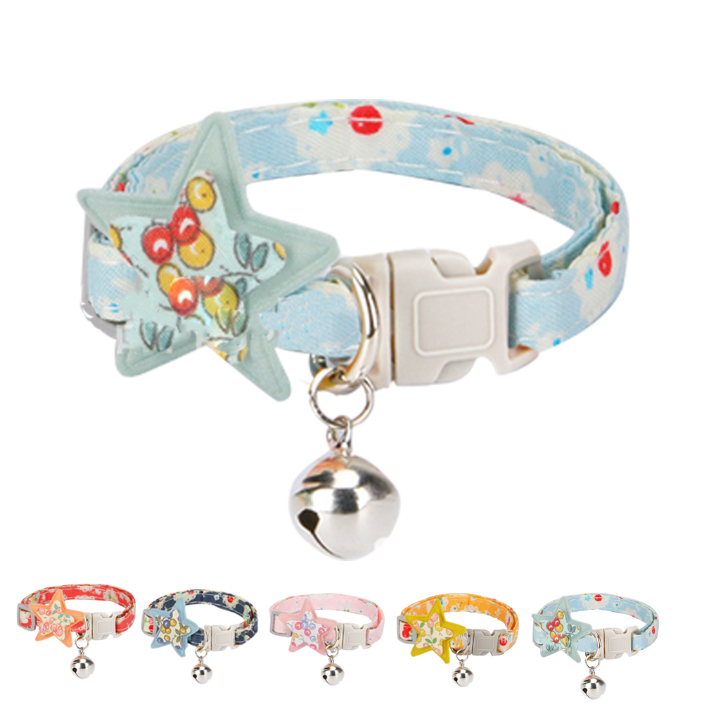 Japanese Chirimen Kitten Collar with Bell Japanese Kimono Cat Collar ... - Japanese Ti Fract Pheromone Cat Collars