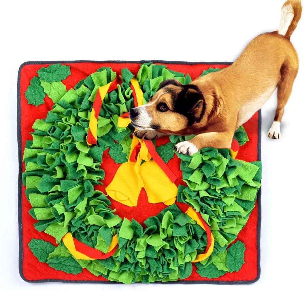 Fovien Snuffle Mat for Dog,Interactive Puzzle Toys,Slow Feeder Licking