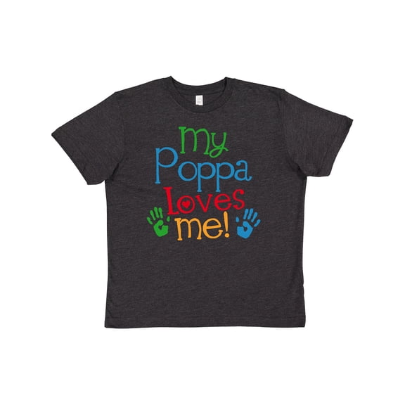 Inktastic My Poppa Loves Me Youth T-Shirt